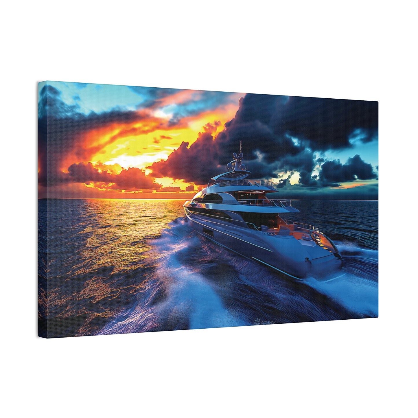 Mega-Yacht Dreams 1 Canvas Stretched, 0.75"