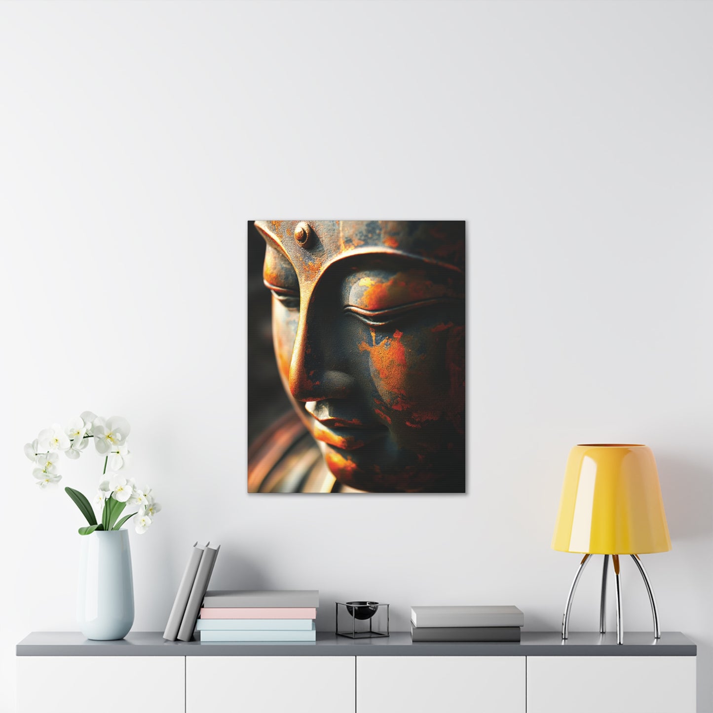 Buddha 21 Canvas Stretched, 0.75"