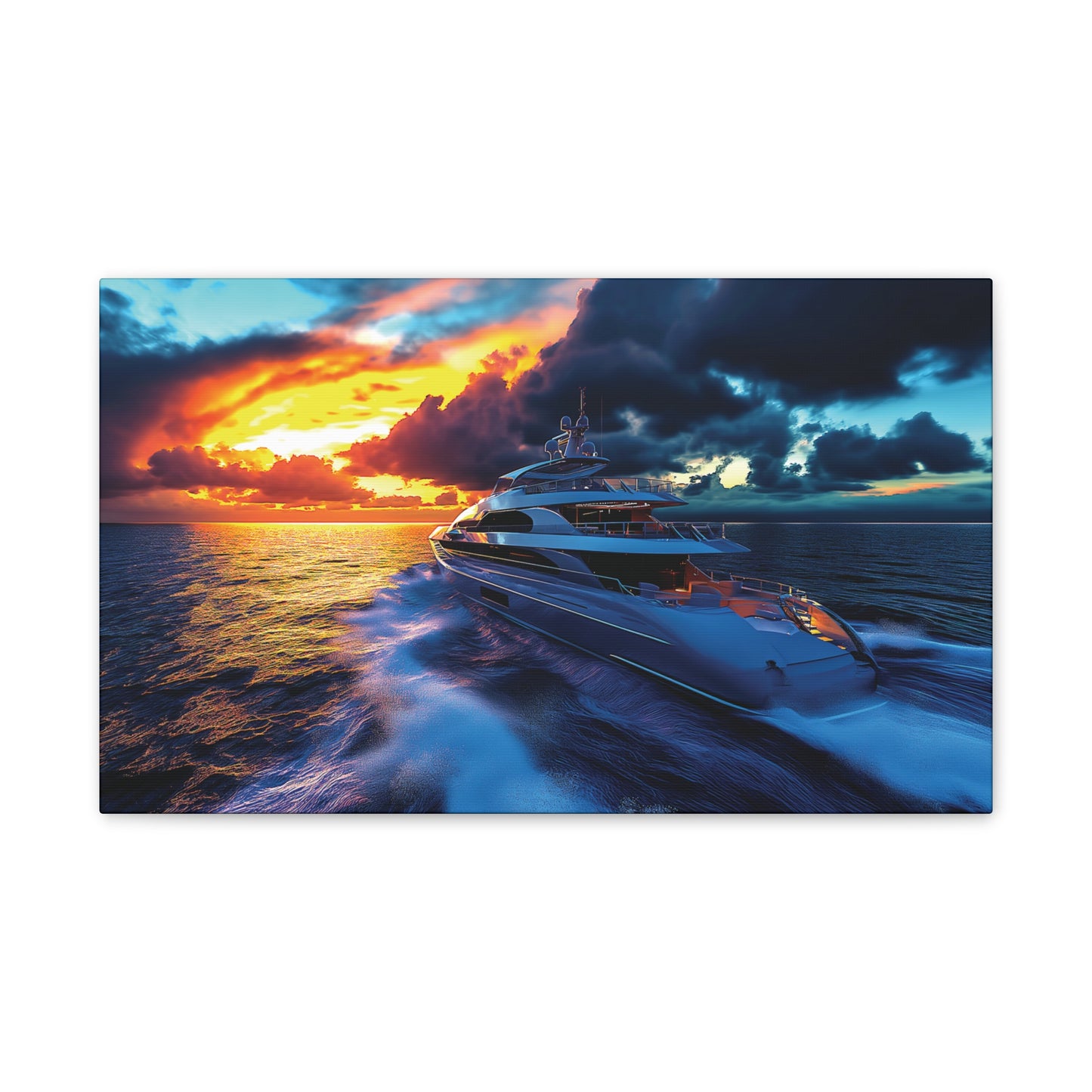 Mega-Yacht Dreams 1 Canvas Stretched, 0.75"