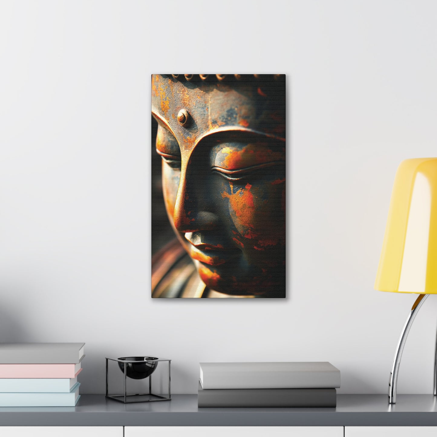 Buddha 21 Canvas Stretched, 0.75"