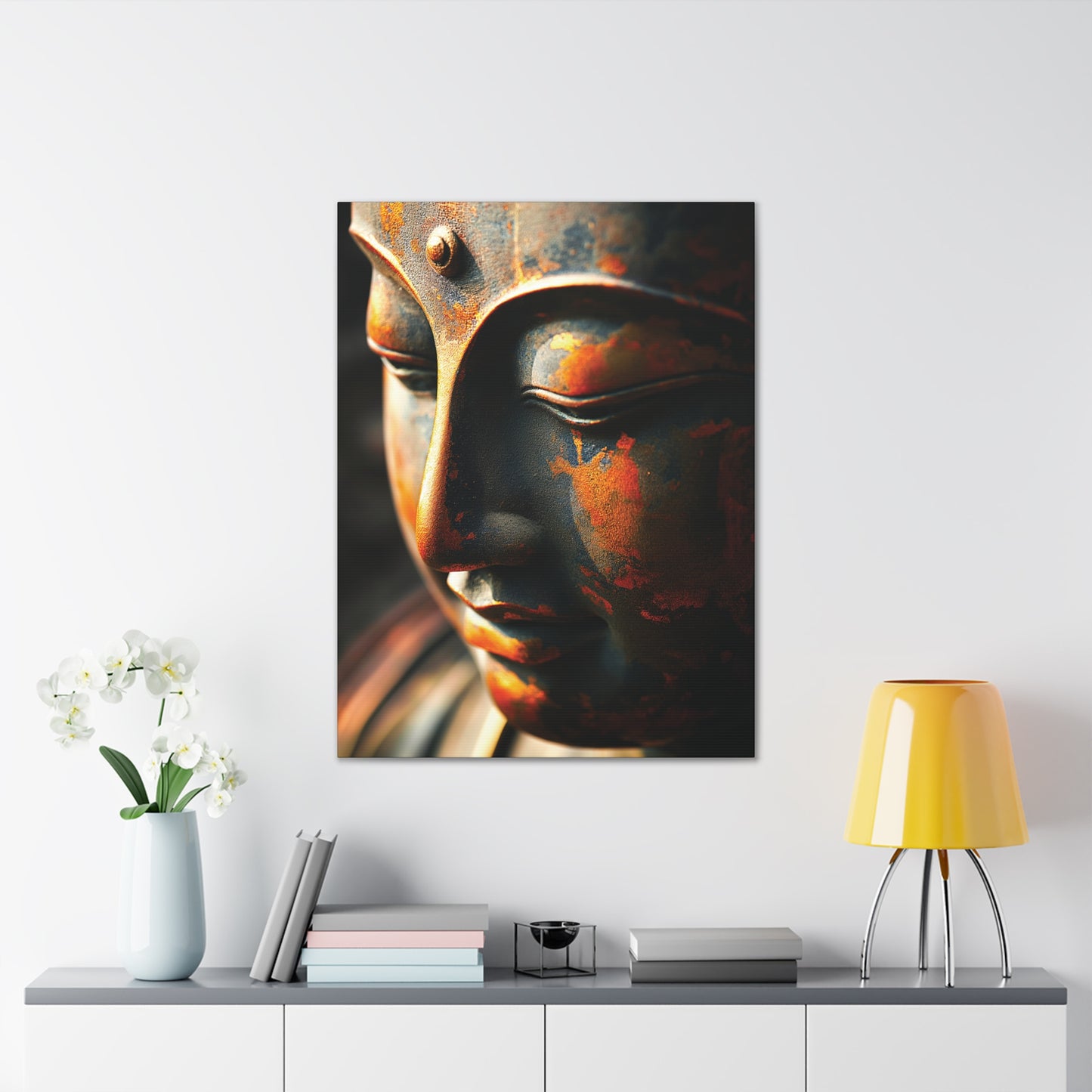 Buddha 21 Canvas Stretched, 0.75"