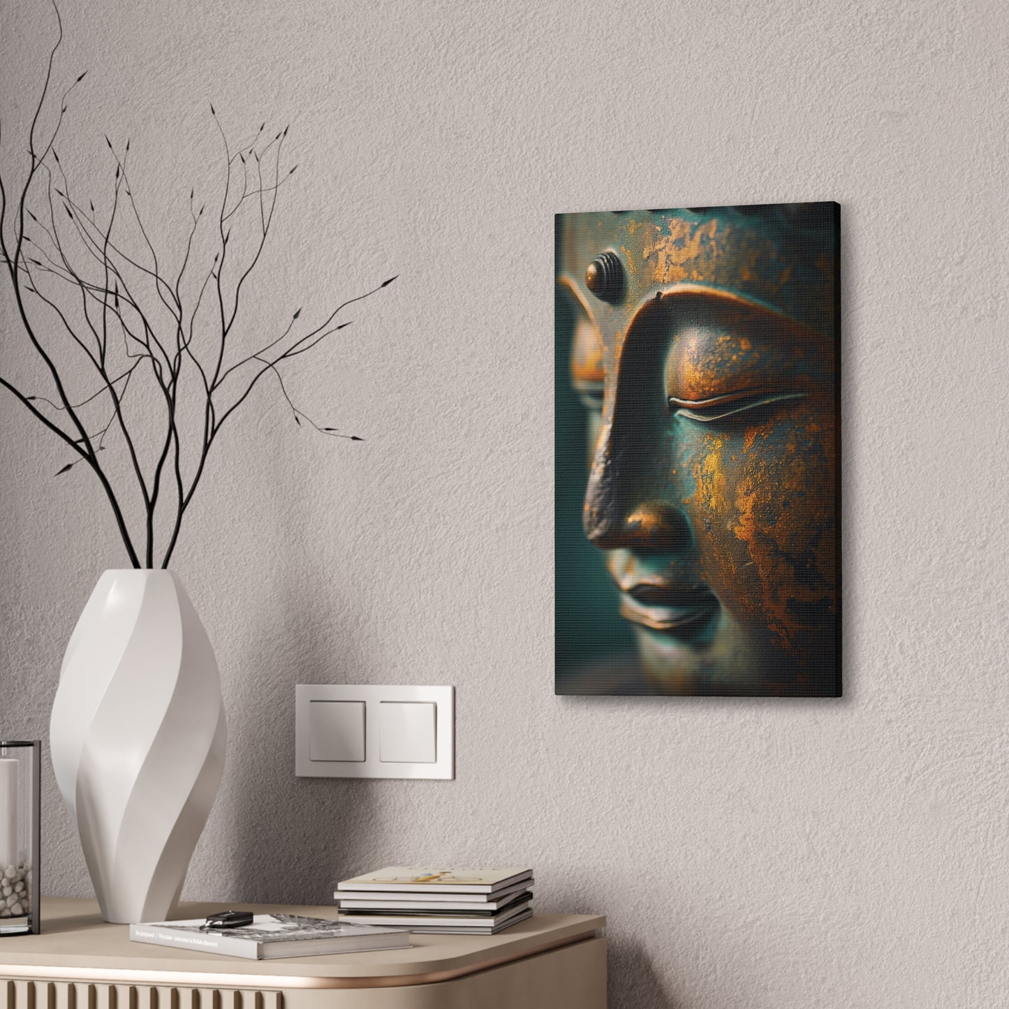 Buddha 22 Canvas Stretched, 0.75"