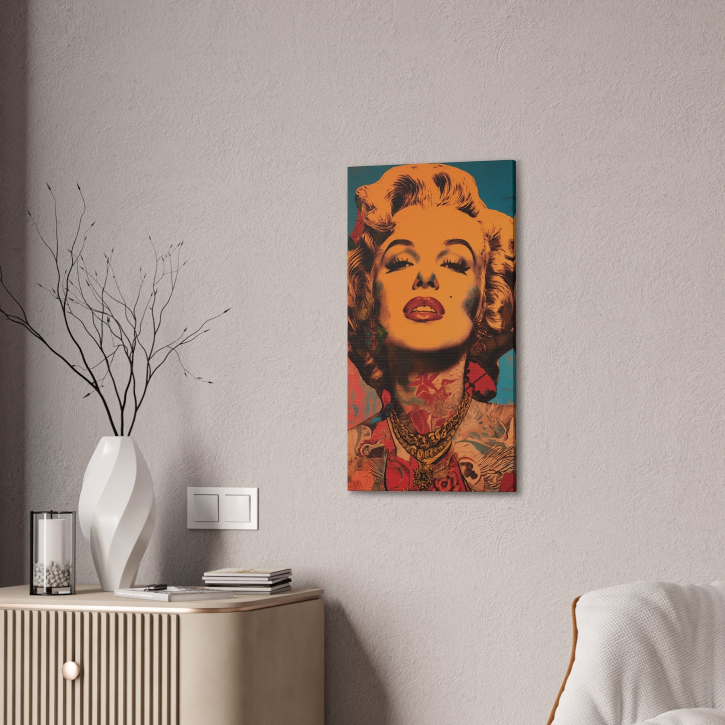 Marilyn 1 Canvas Stretched, 0.75"