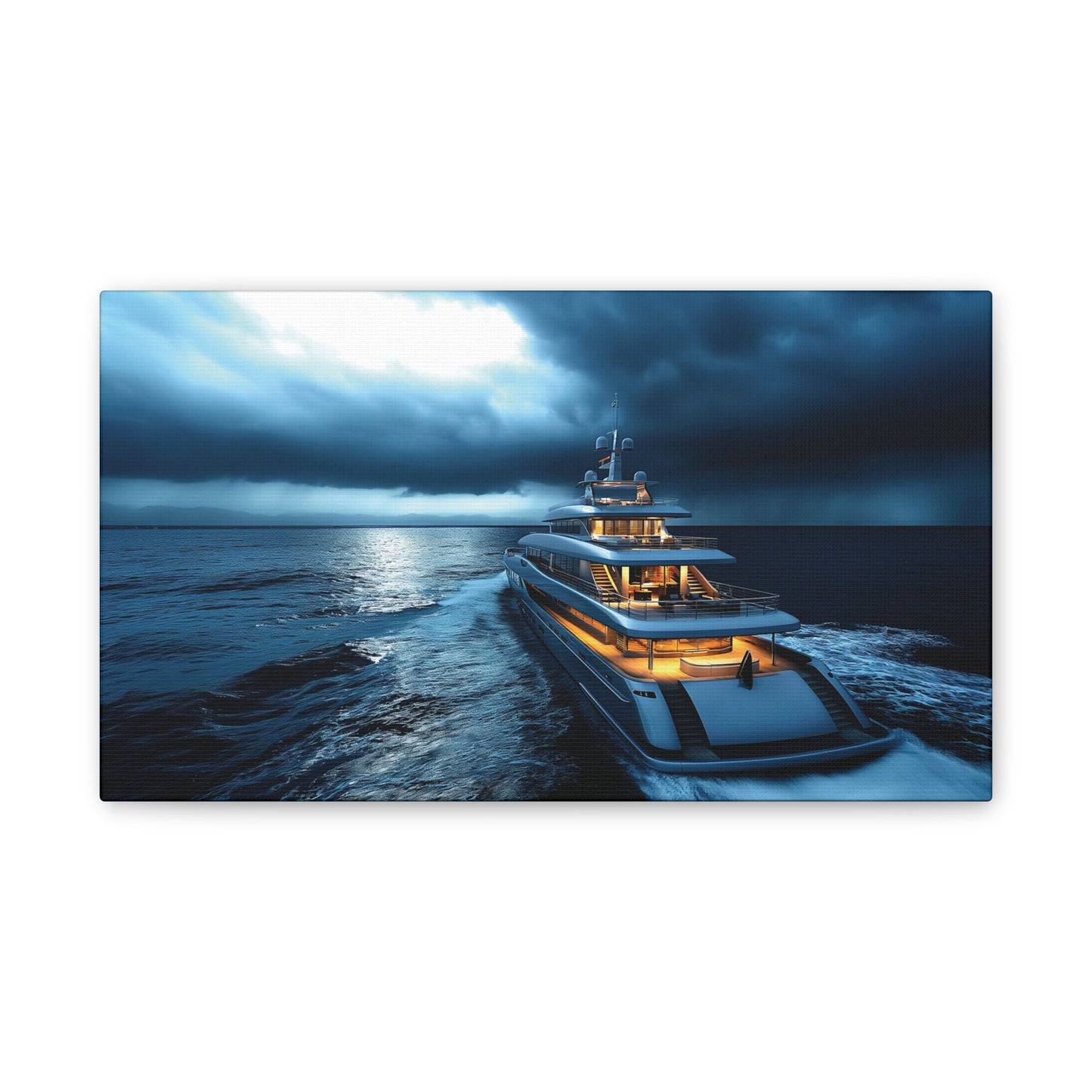 Mega-Yacht Dreams 2 Canvas Stretched, 0.75"