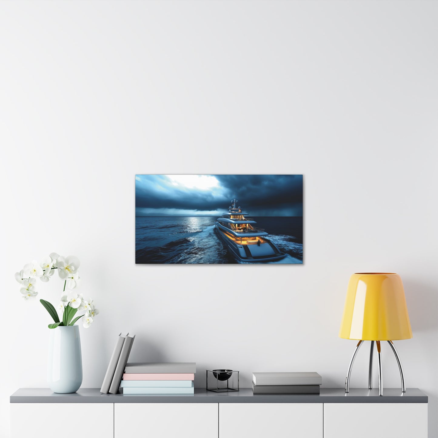 Mega-Yacht Dreams 2 Canvas Stretched, 0.75"