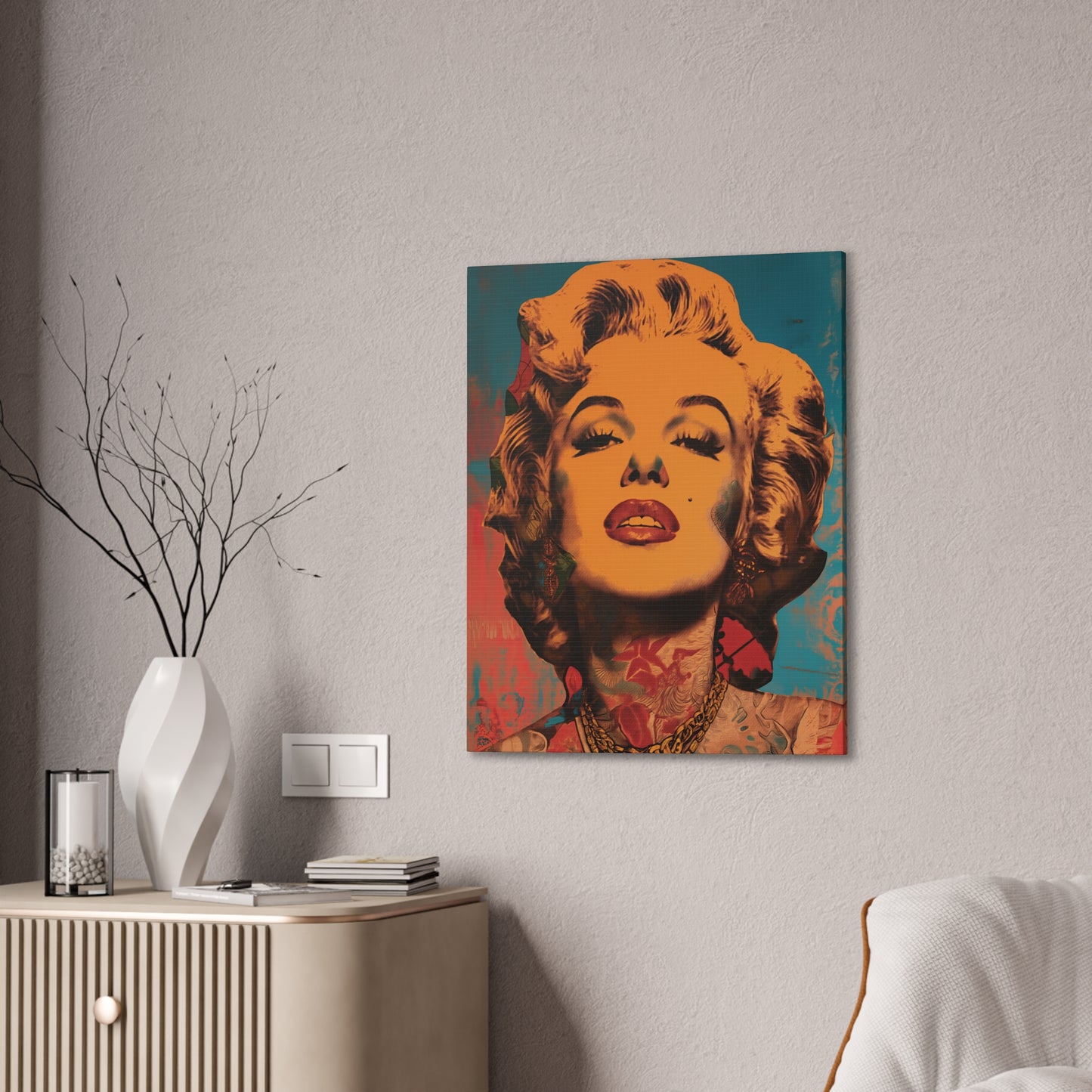 Marilyn 1 Canvas Stretched, 0.75"