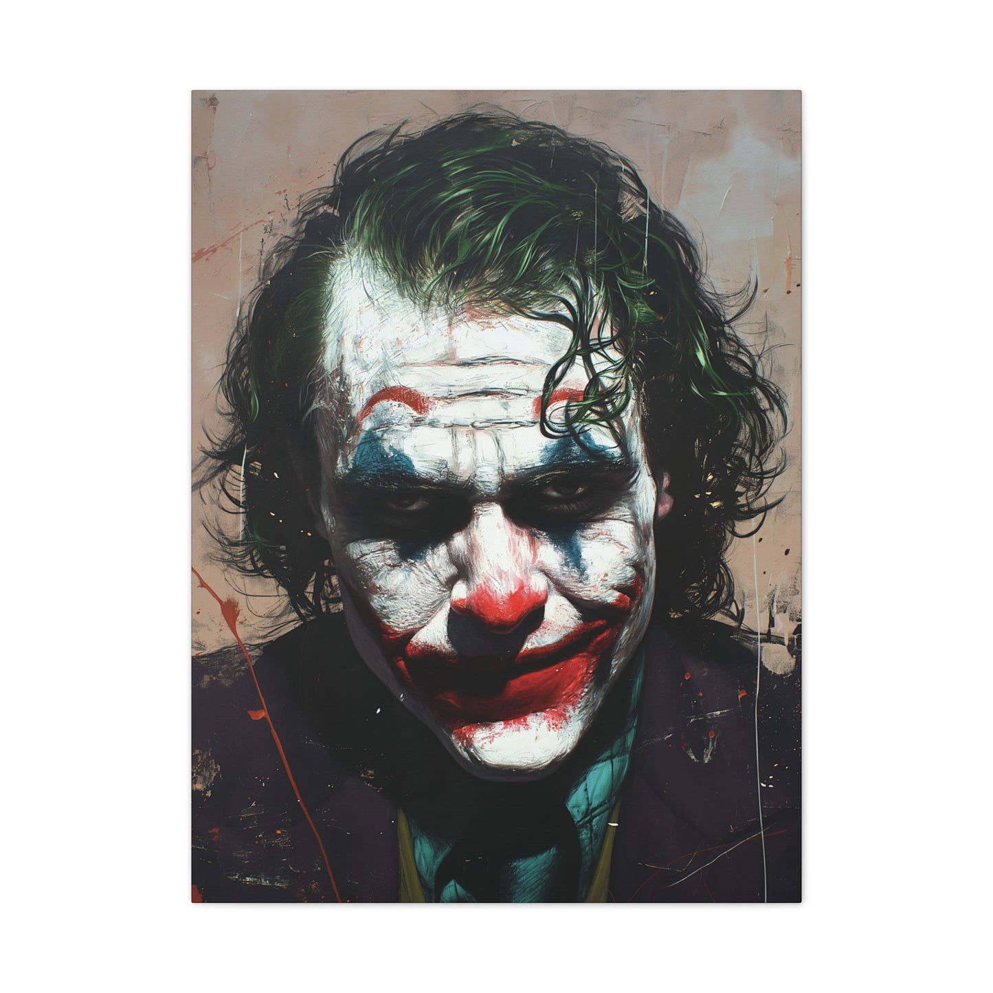 Joker 2 Canvas Stretched, 0.75"