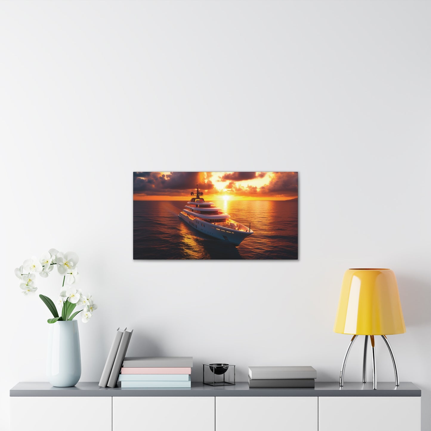 Mega-Yacht Dreams 4 Canvas Stretched, 0.75"