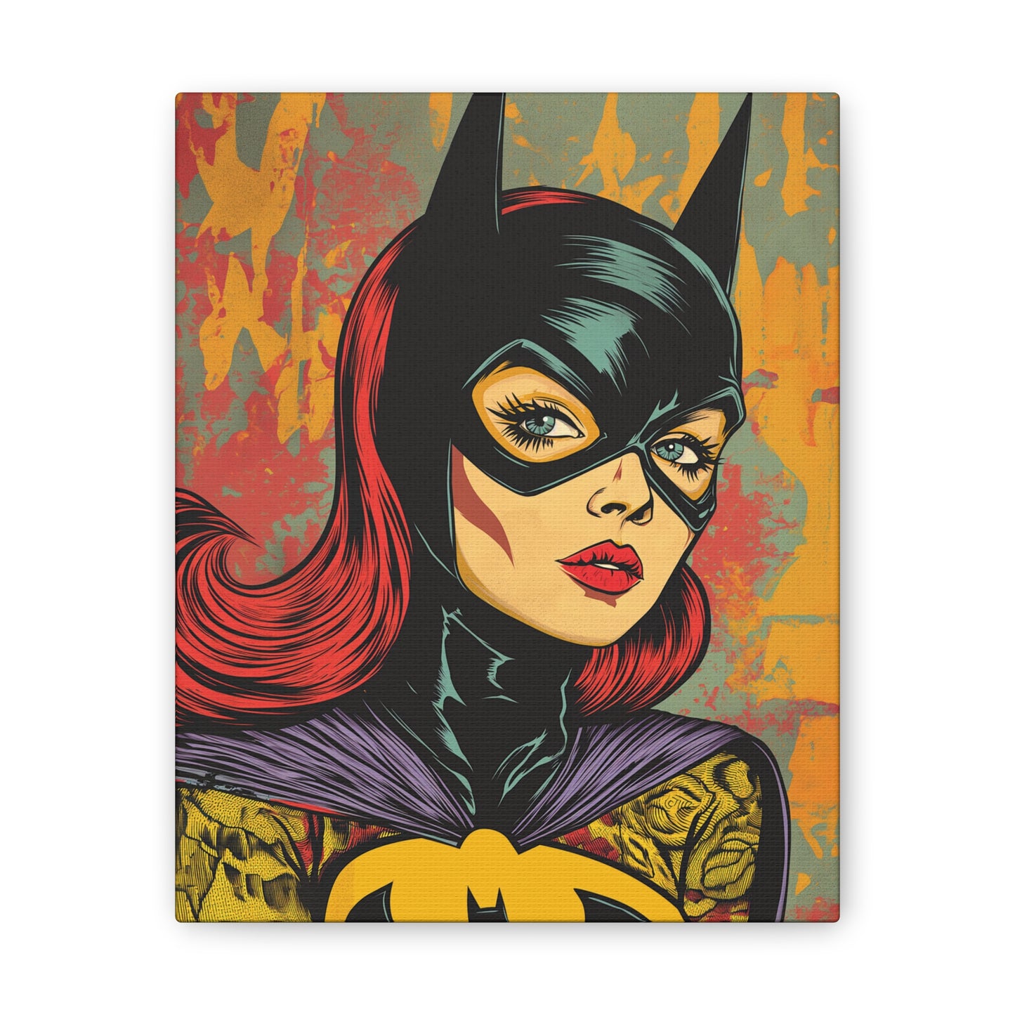 Batgirl 1 Canvas Stretched, 0.75"