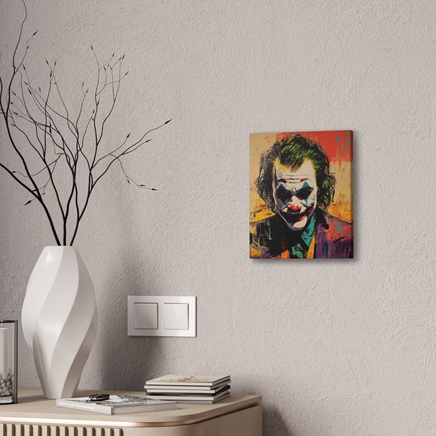 Joker 1 Canvas Stretched, 0.75"