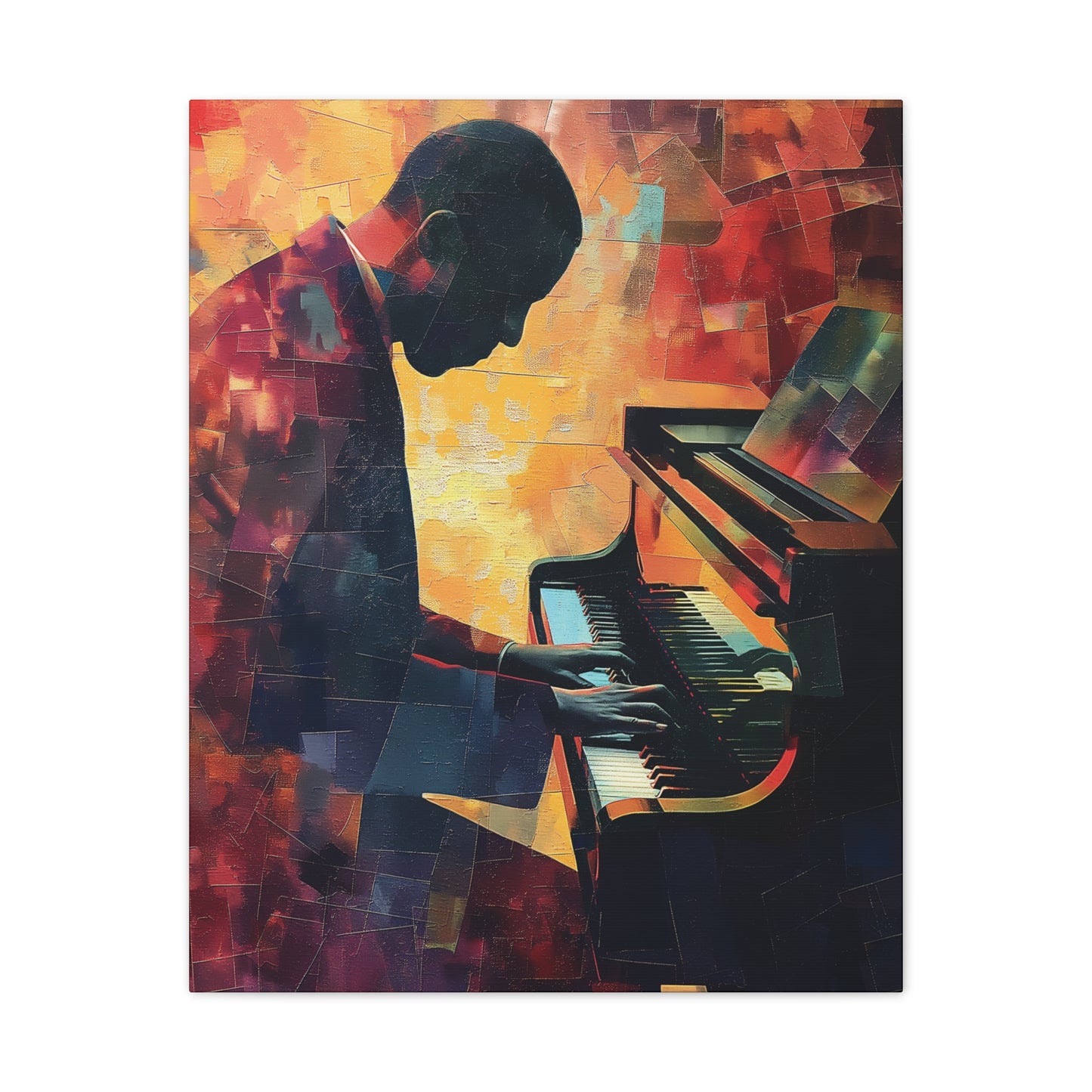 Piano 1 Canvas Stretched, 0.75"