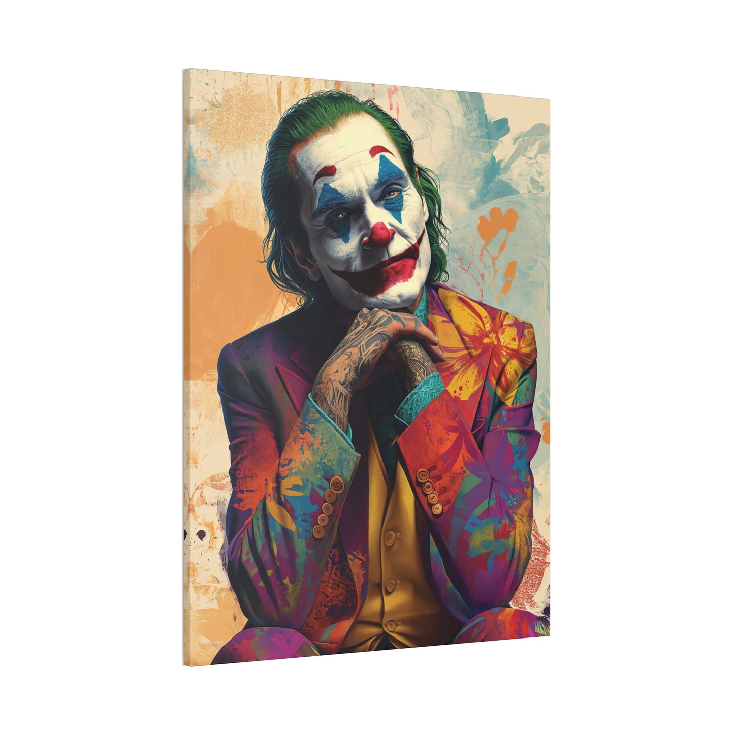 Joker 4 Canvas Stretched, 0.75"