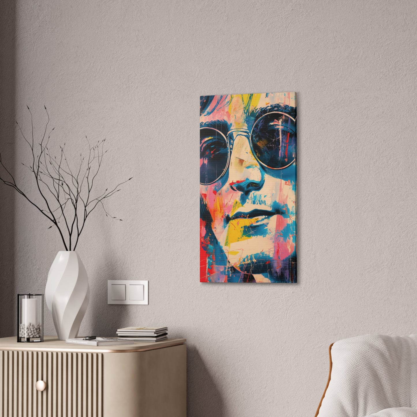 John Lennon Canvas Stretched, 0.75"