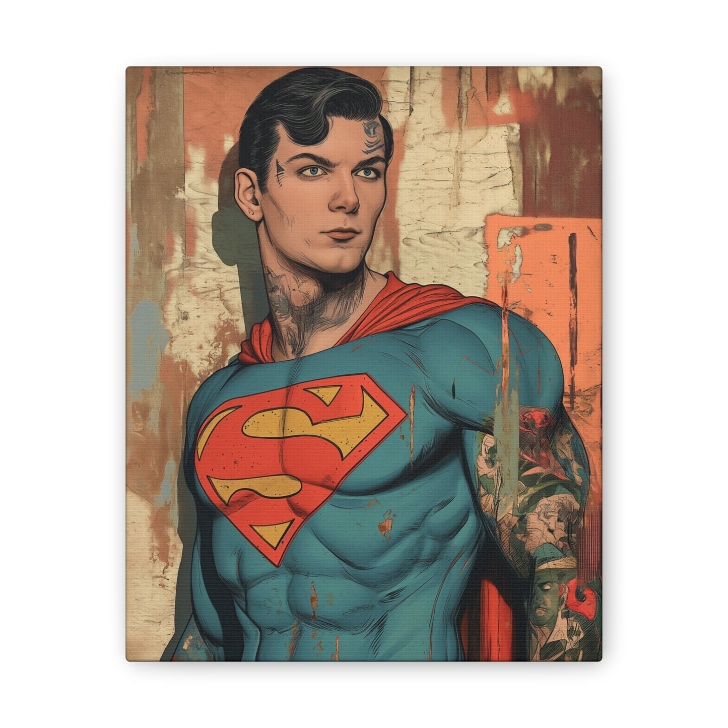 Super 1 Canvas Stretched, 0.75"