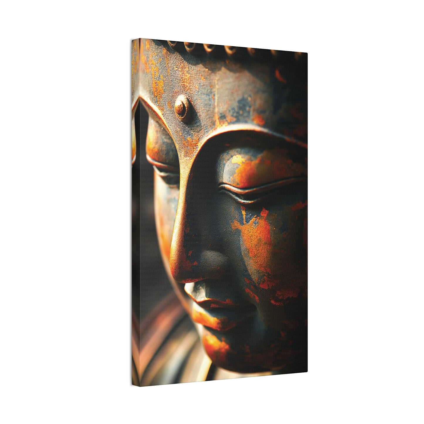 Buddha 21 Canvas Stretched, 0.75"