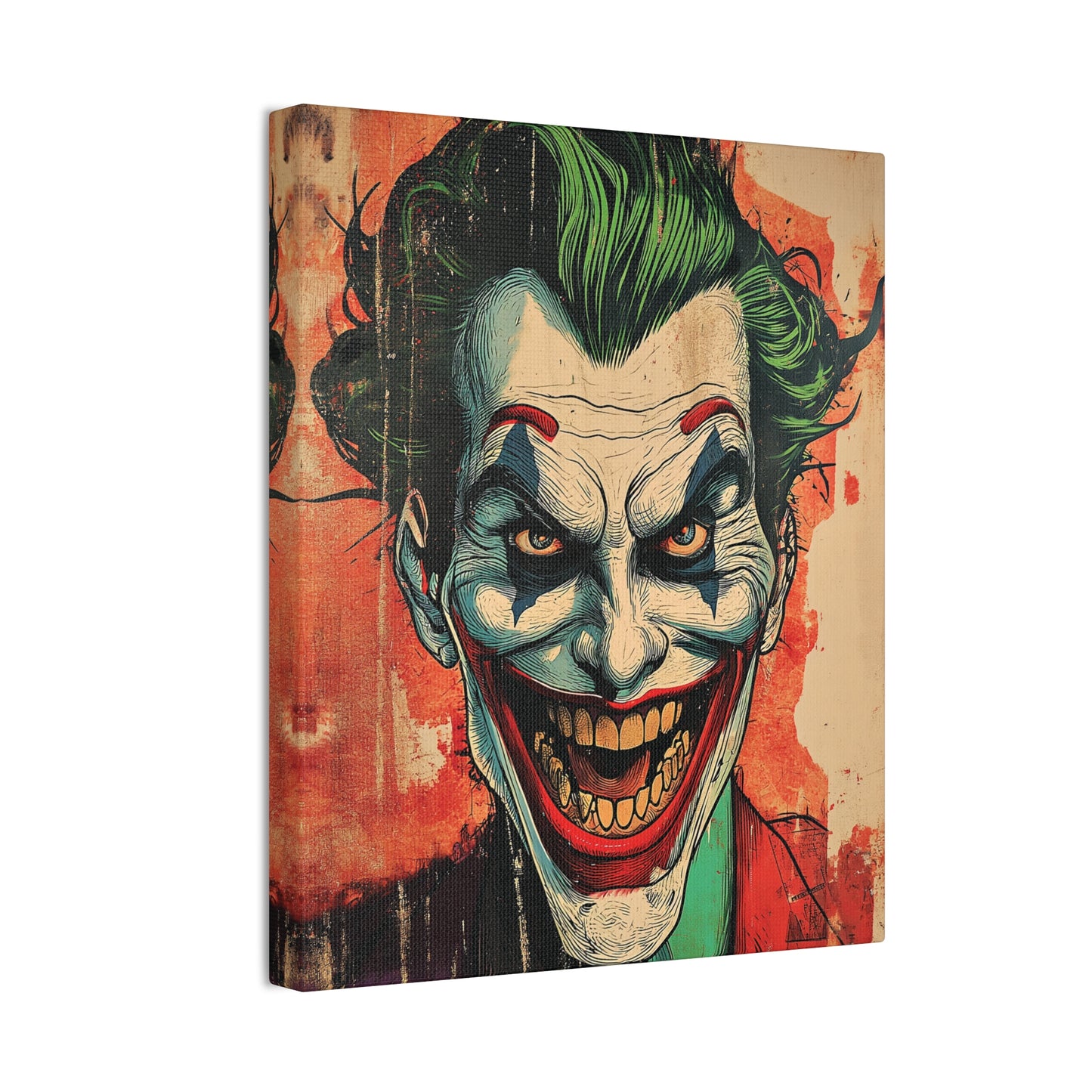 Joker 5 Canvas Stretched, 0.75"
