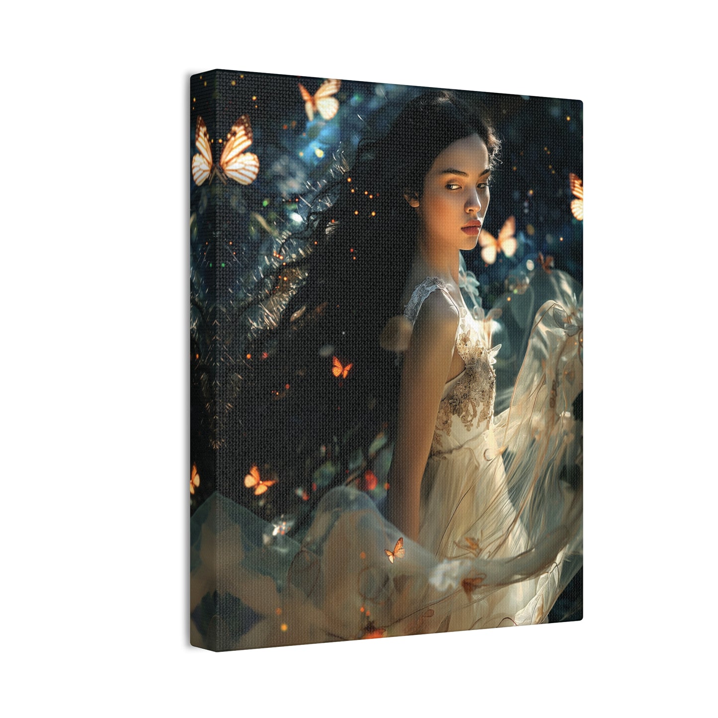 Butterfly Goddess 2 Canvas Stretched, 0.75"