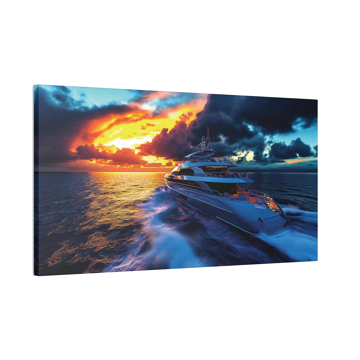 Mega-Yacht Dreams 1 Canvas Stretched, 0.75"