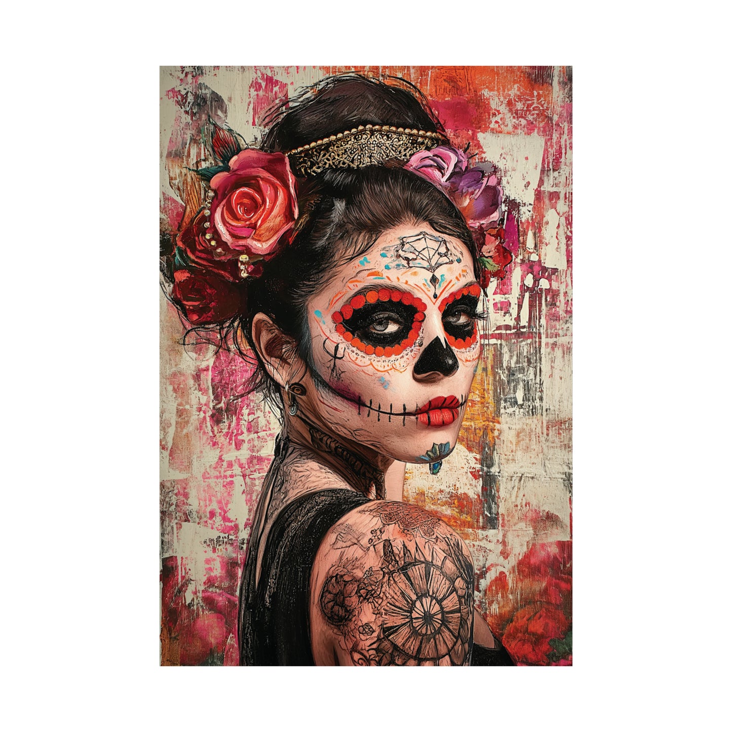 Day of the Dead 1 Matte Vertical Posters