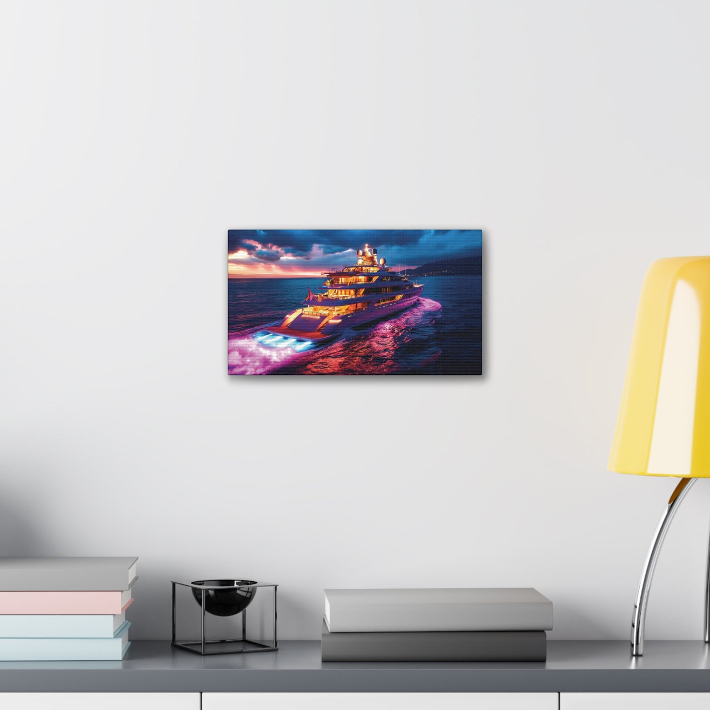 Mega-Yacht Dreams 3 Canvas Stretched, 0.75"