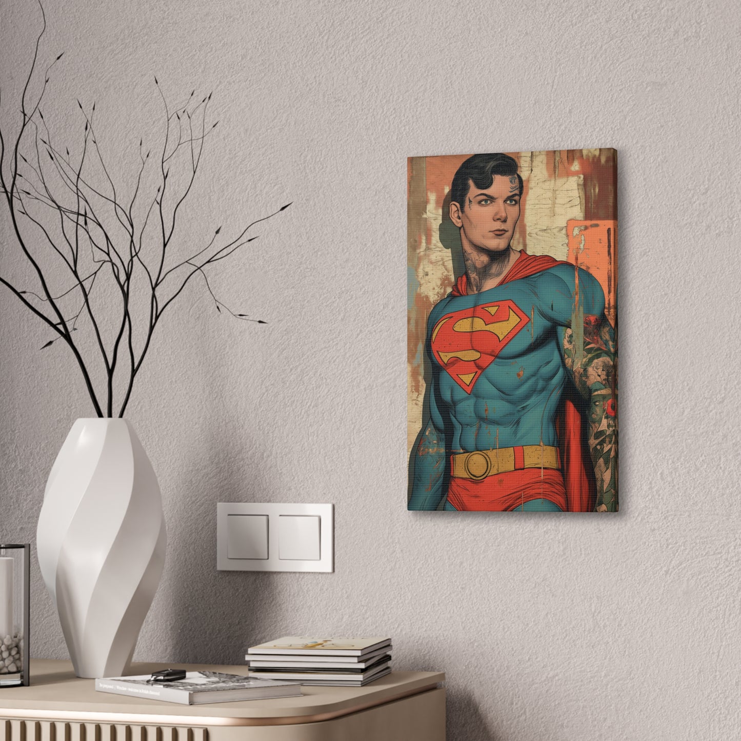 Super 1 Canvas Stretched, 0.75"