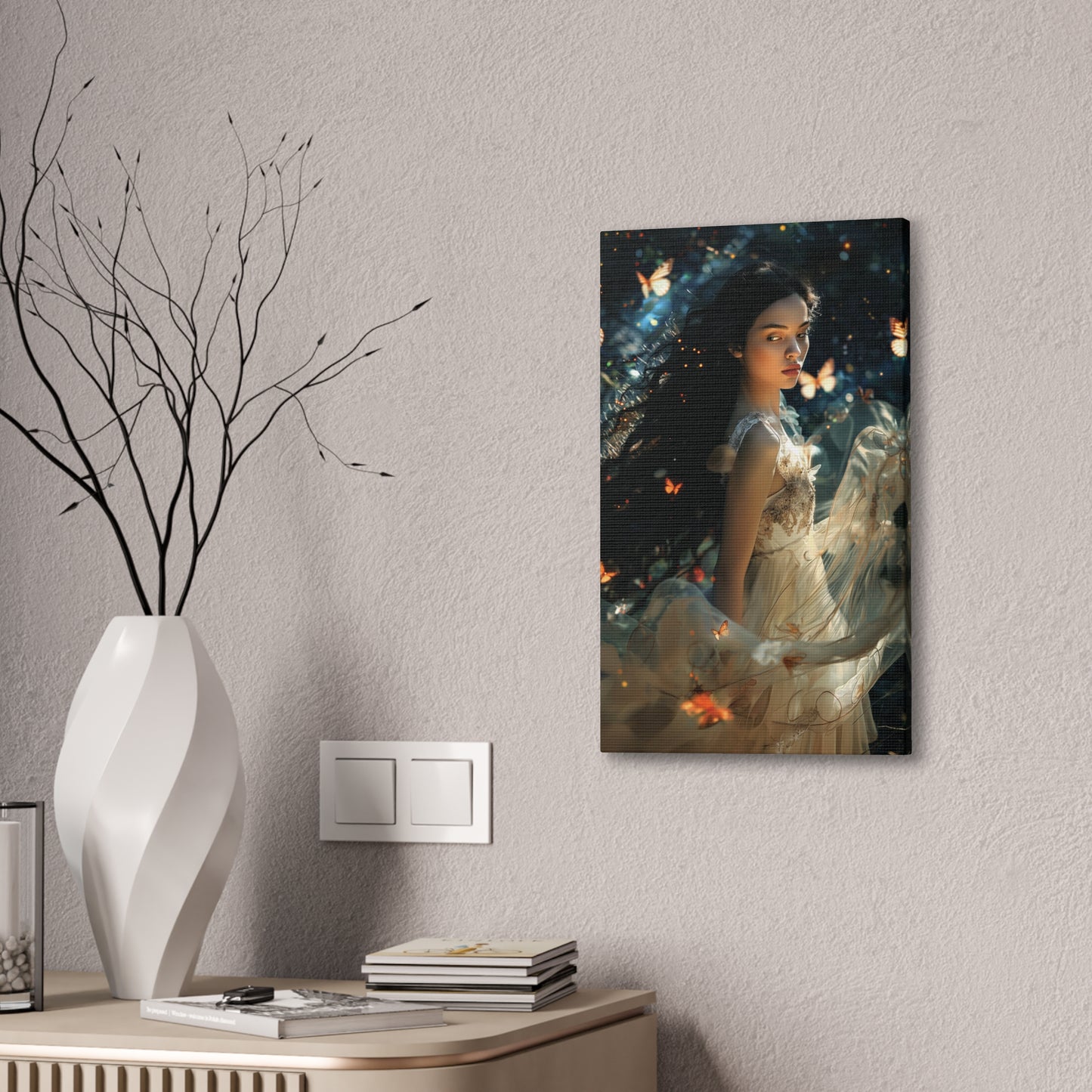 Butterfly Goddess 2 Canvas Stretched, 0.75"
