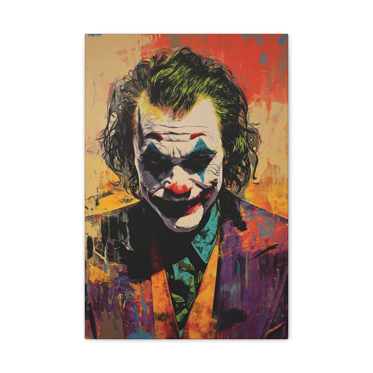 Joker 1 Canvas Stretched, 0.75"