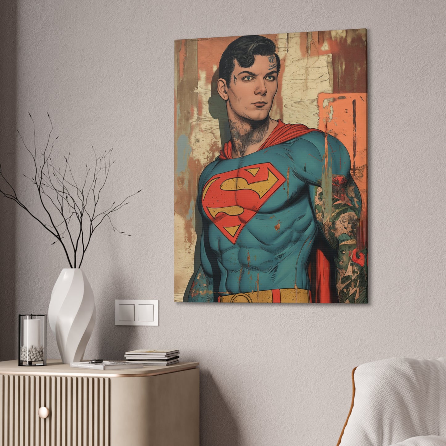 Super 1 Canvas Stretched, 0.75"
