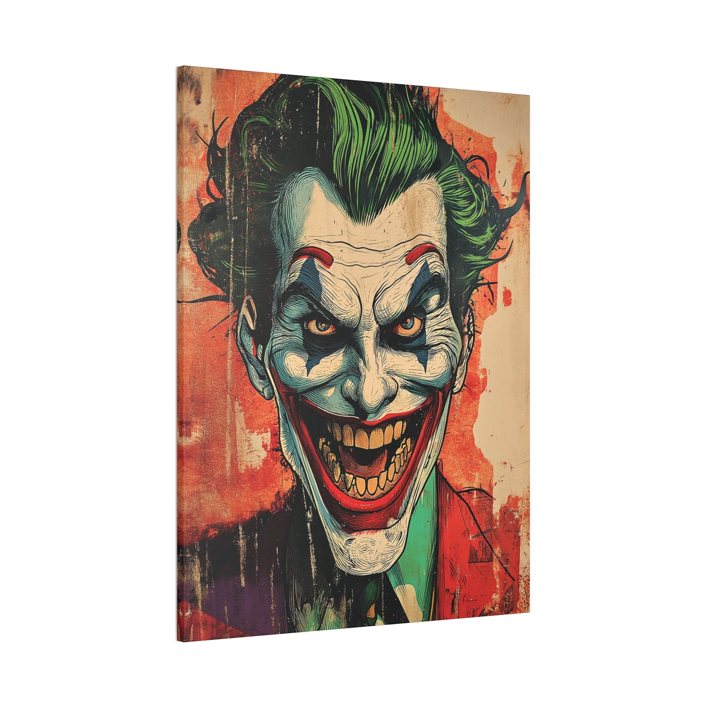 Joker 5 Canvas Stretched, 0.75"