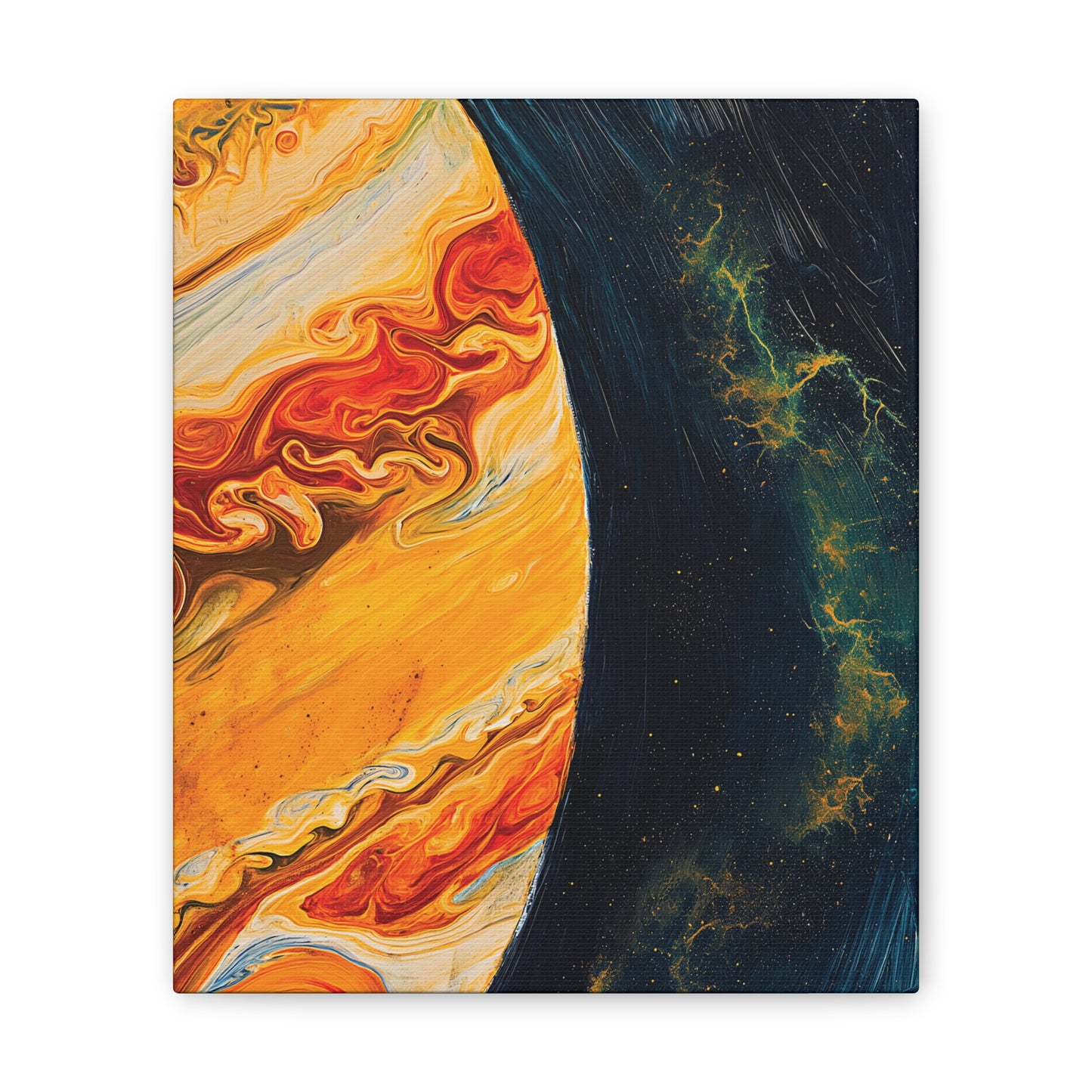 Oil 20 Jupiter Canvas Stretched, 0.75"
