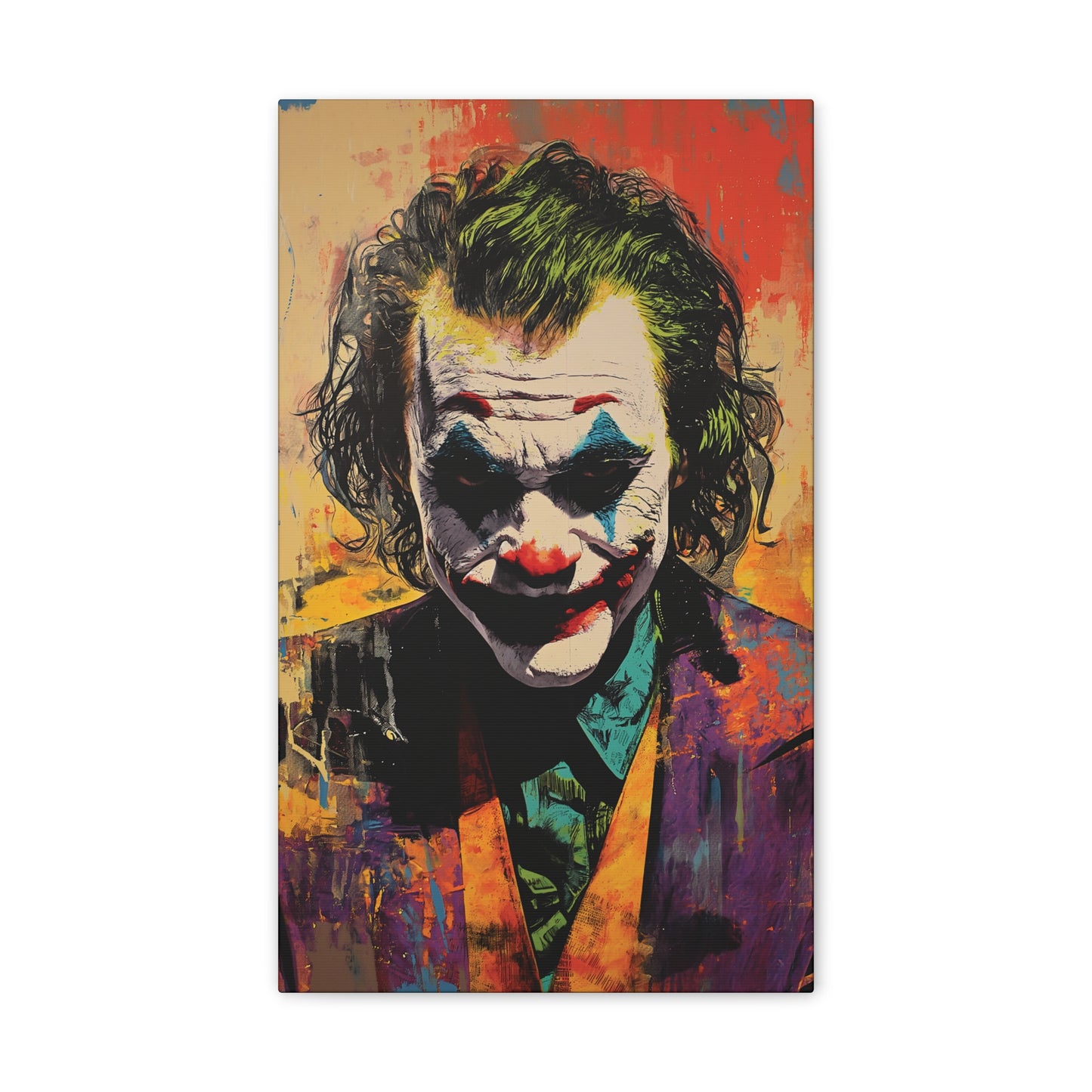 Joker 1 Canvas Stretched, 0.75"