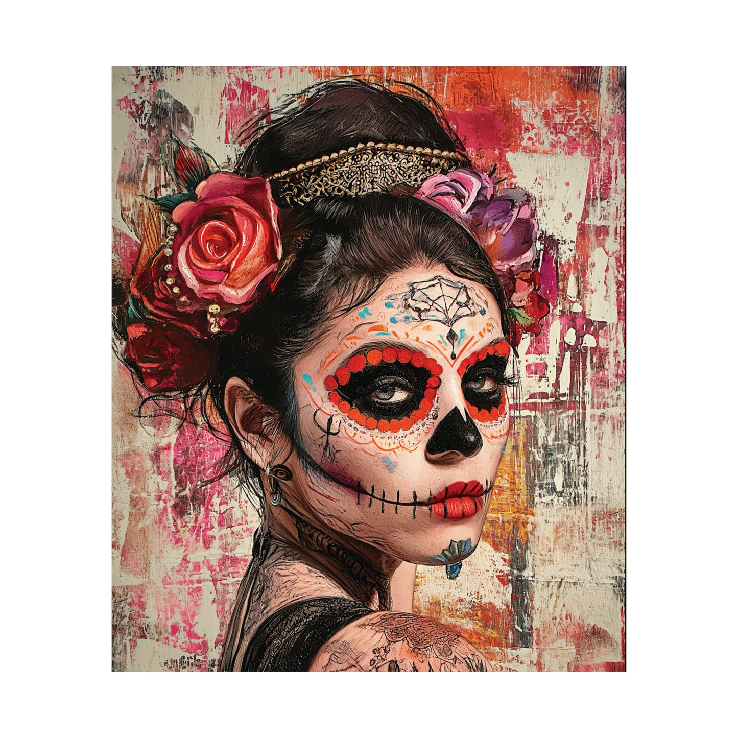 Day of the Dead 1 Matte Vertical Posters