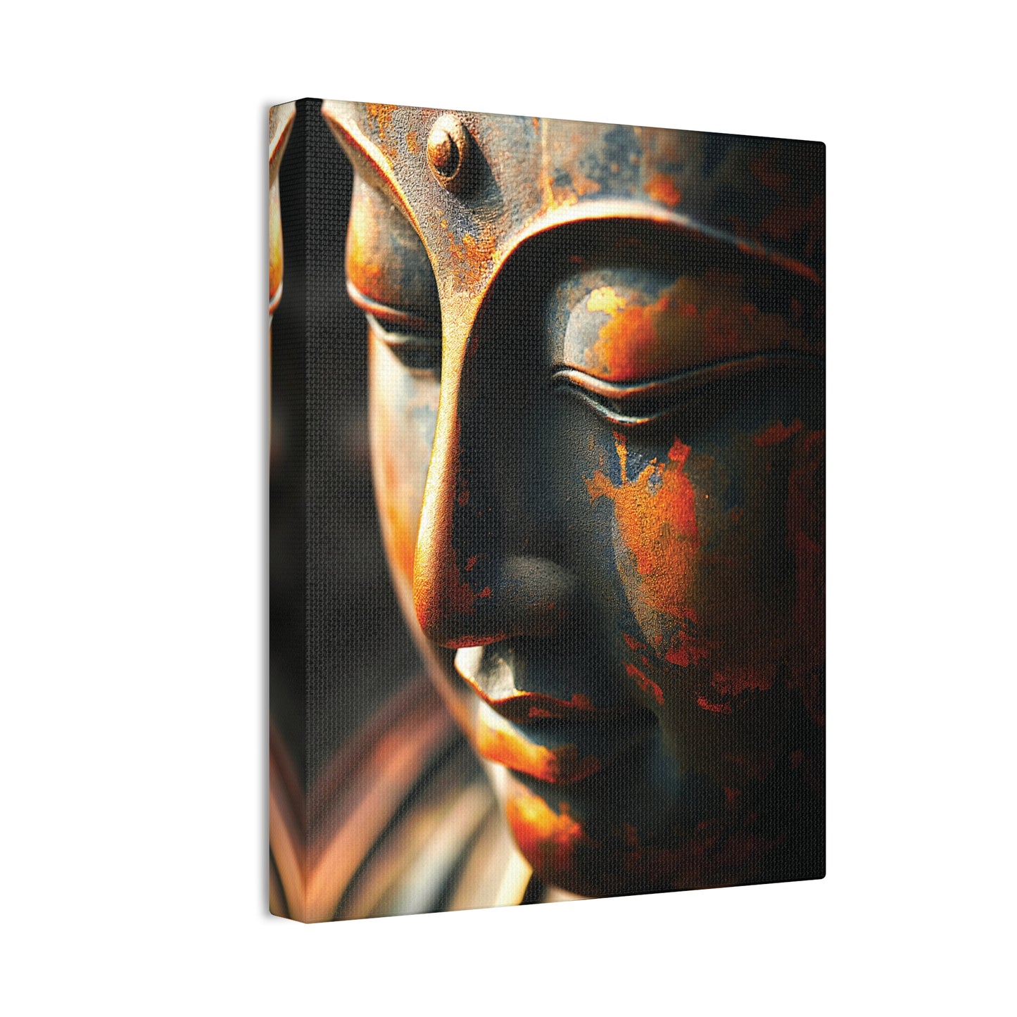 Buddha 21 Canvas Stretched, 0.75"
