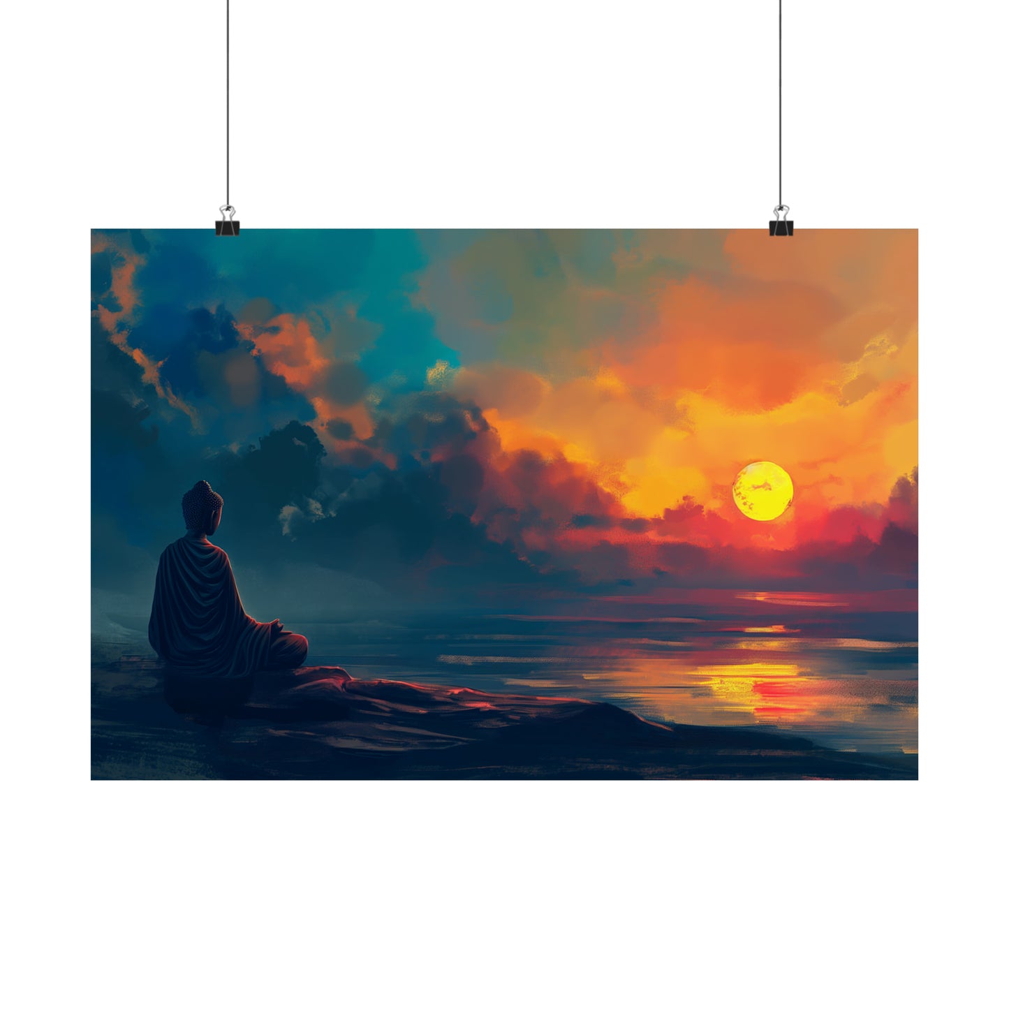 Buddha 3 Horizontal Posters