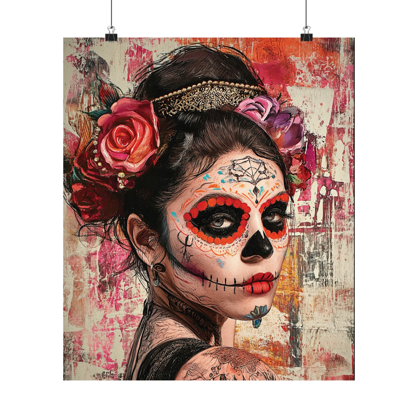 Day of the Dead 1 Matte Vertical Posters