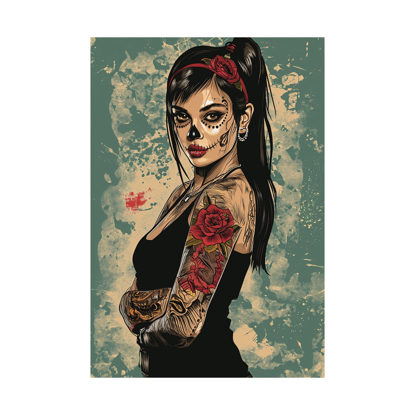 Day of the Dead 5 Matte Vertical Posters