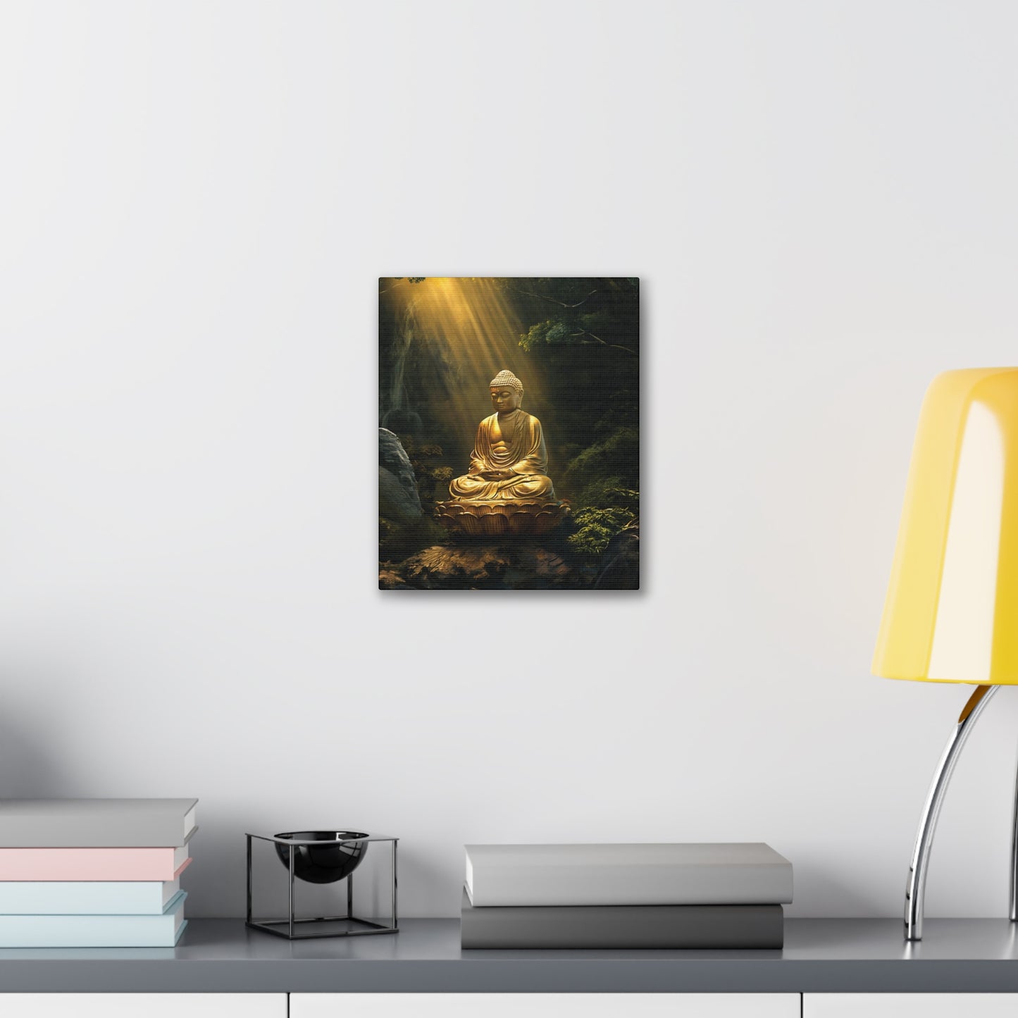 Buddha 3 Canvas Stretched, 0.75"