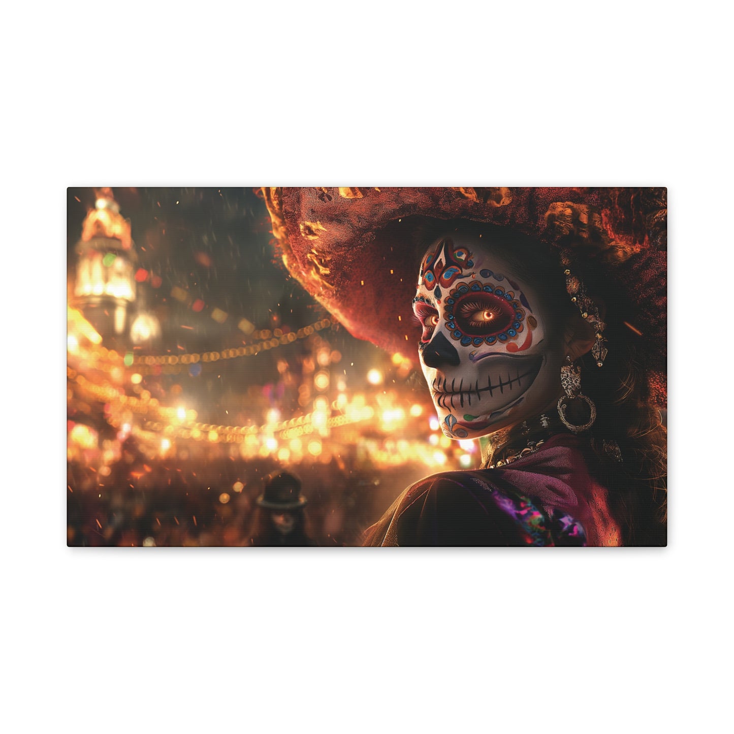 Day of the Dead 14 Canvas Stretched, 0.75"