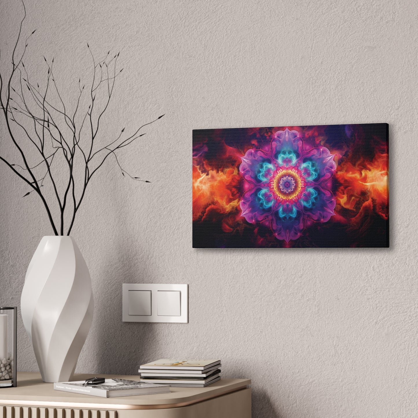 Deep Mandala 1 Canvas Stretched, 0.75"