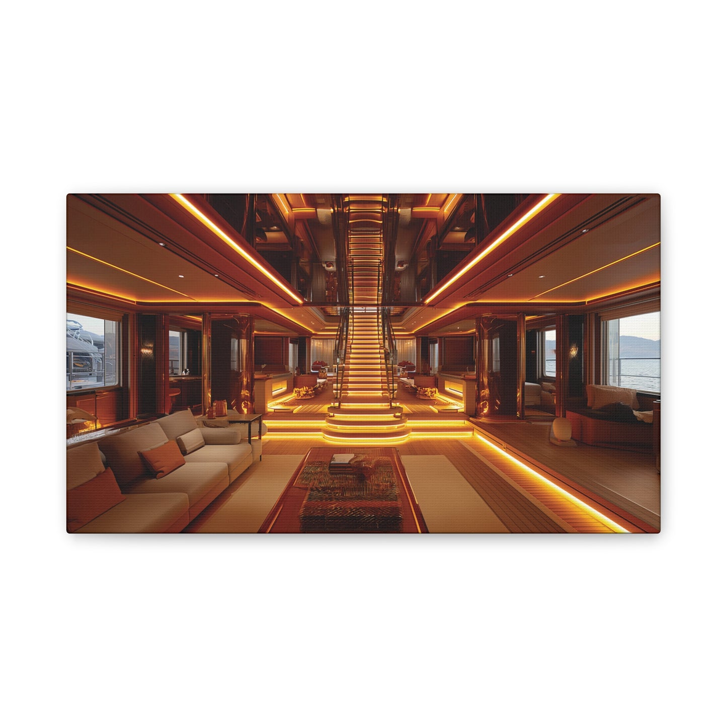 Mega-Yacht Dreams 6 Canvas Stretched, 0.75"