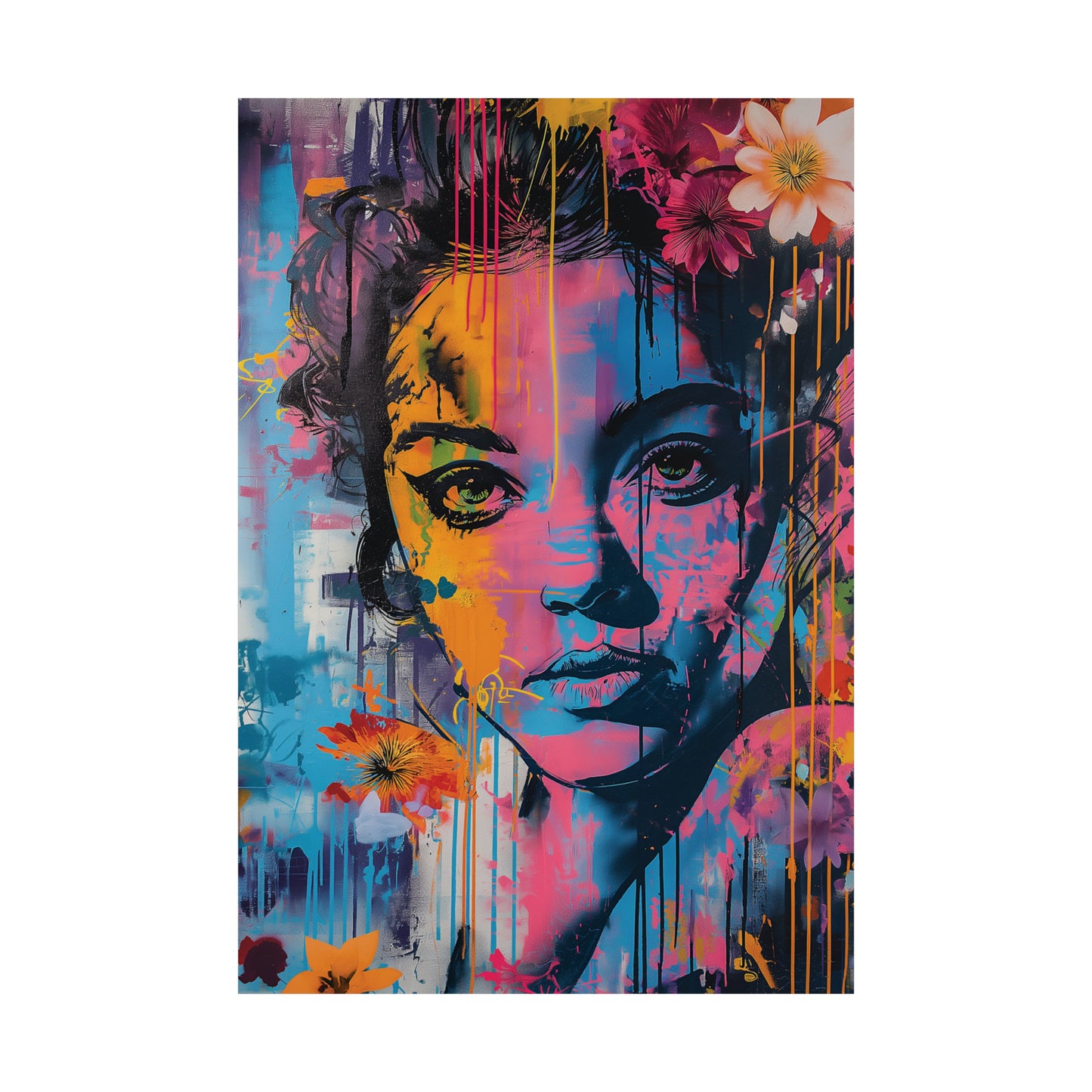 Girl 4 Matte Vertical Posters