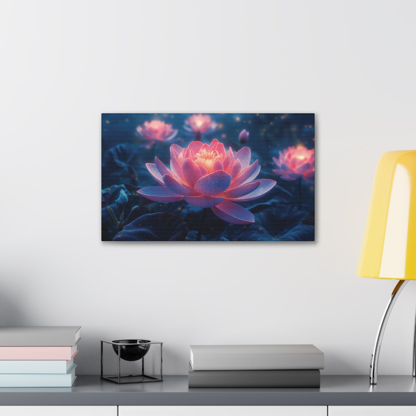 Lotus Flower 1 Canvas Stretched, 0.75"