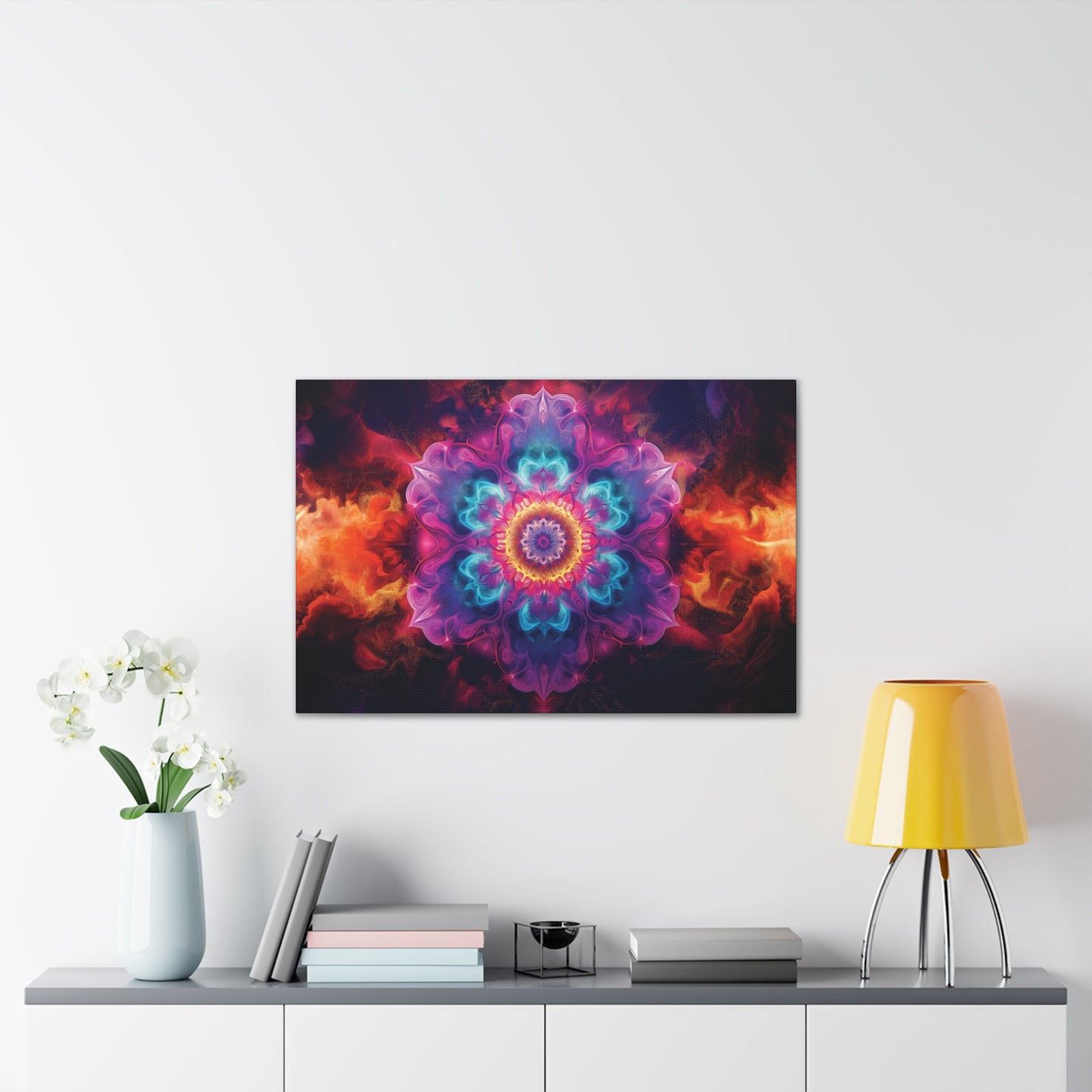 Deep Mandala 1 Canvas Stretched, 0.75"