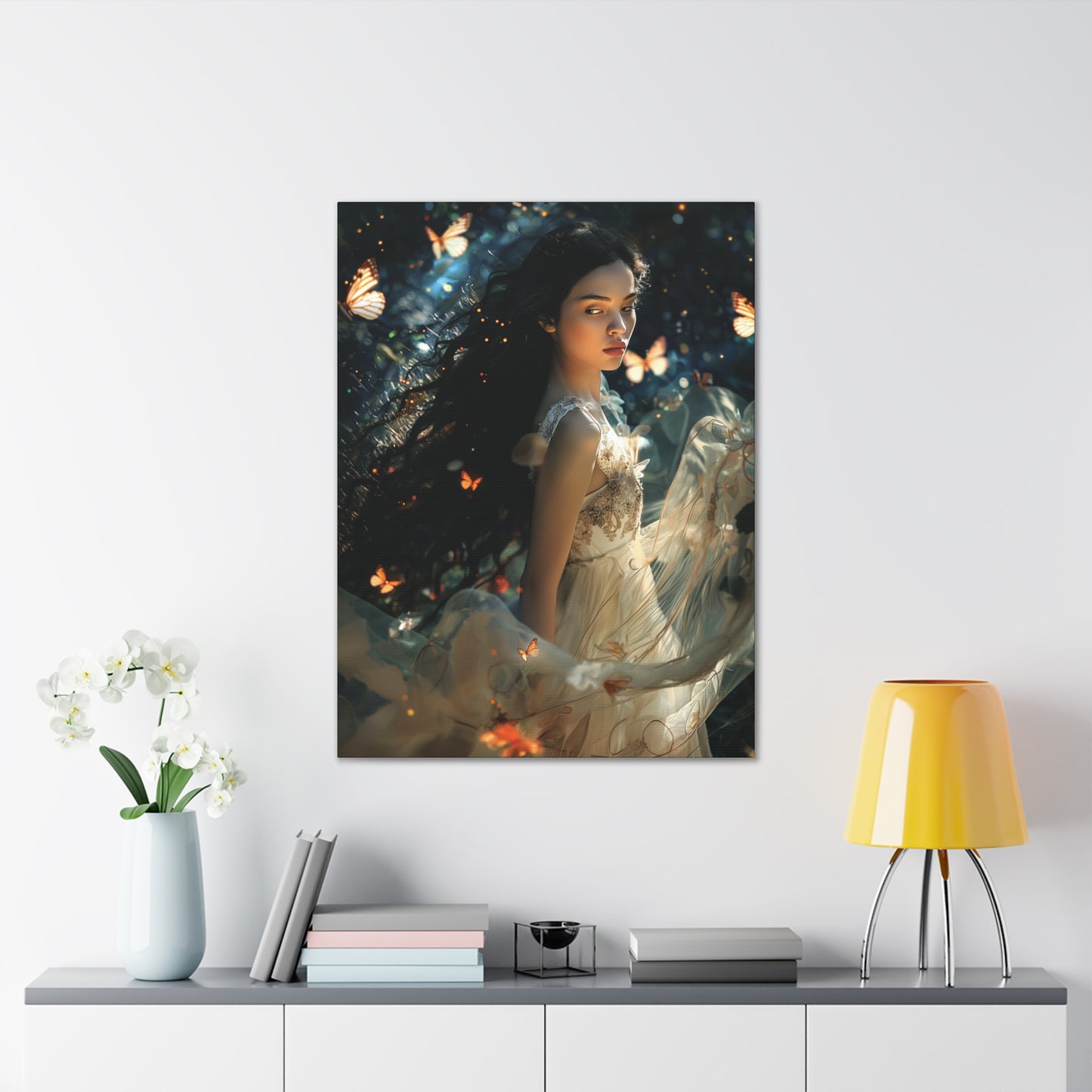 Butterfly Goddess 2 Canvas Stretched, 0.75"
