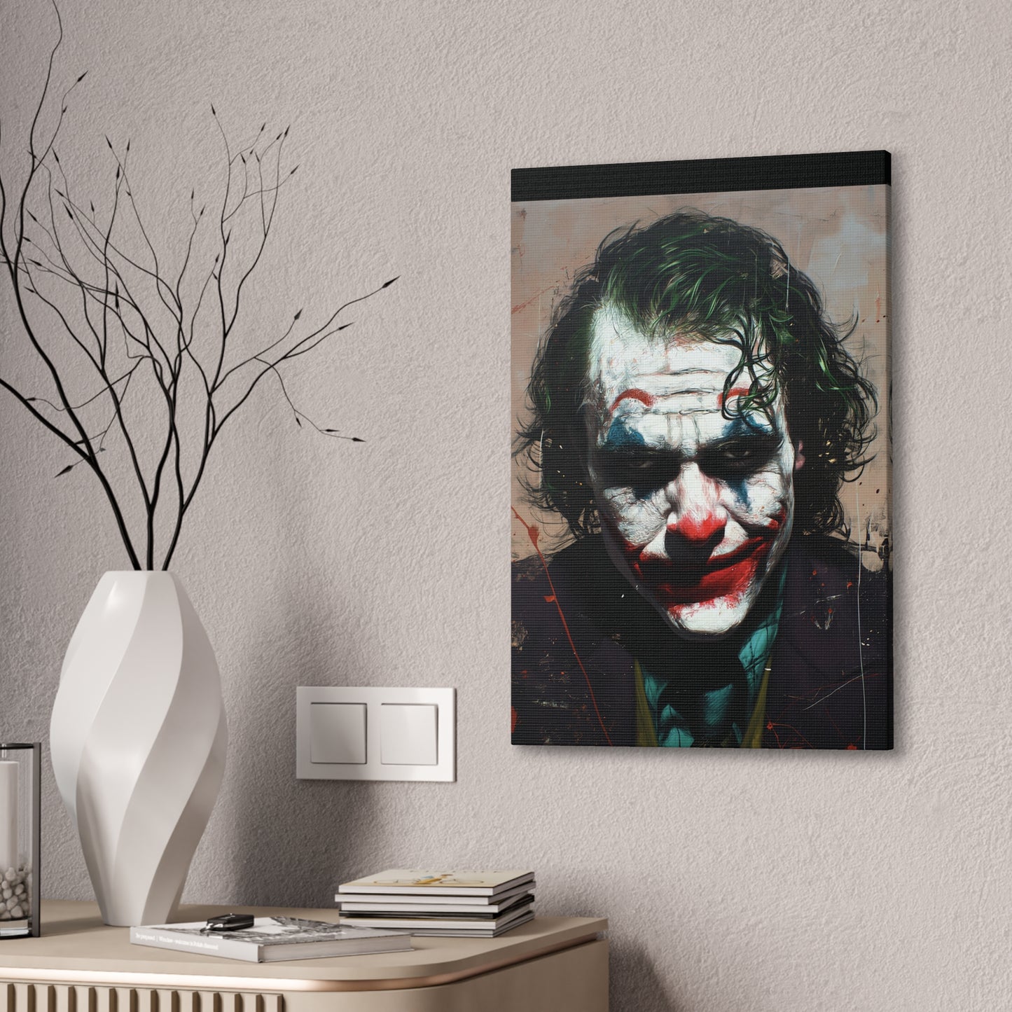 Joker 2 Canvas Stretched, 0.75"