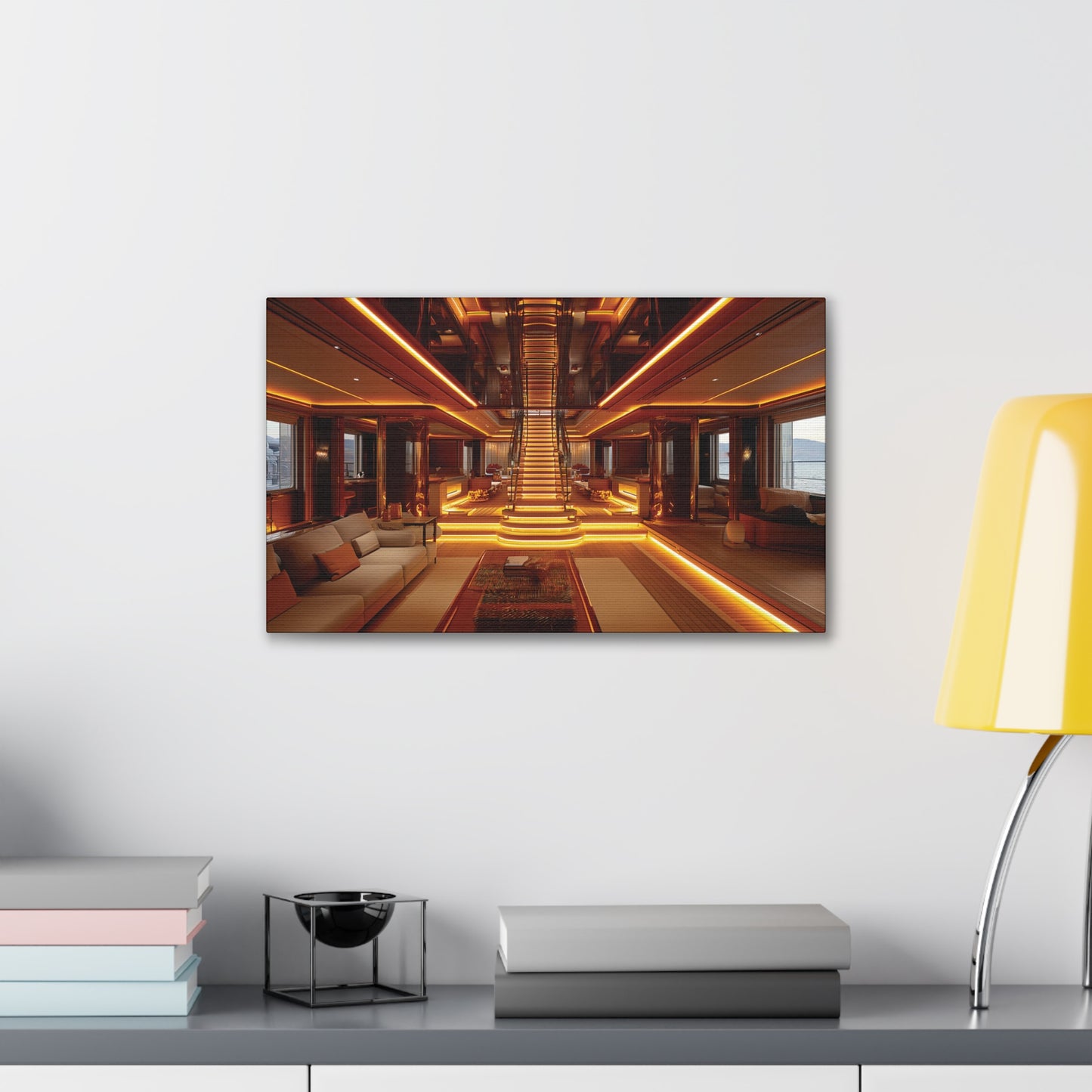 Mega-Yacht Dreams 6 Canvas Stretched, 0.75"