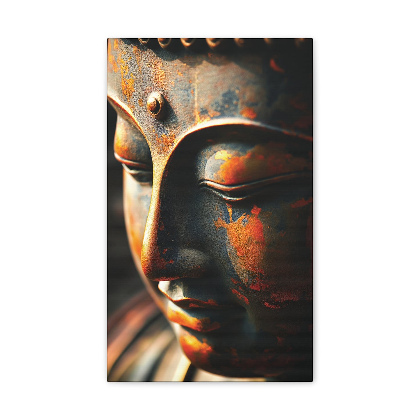 Buddha 21 Canvas Stretched, 0.75"