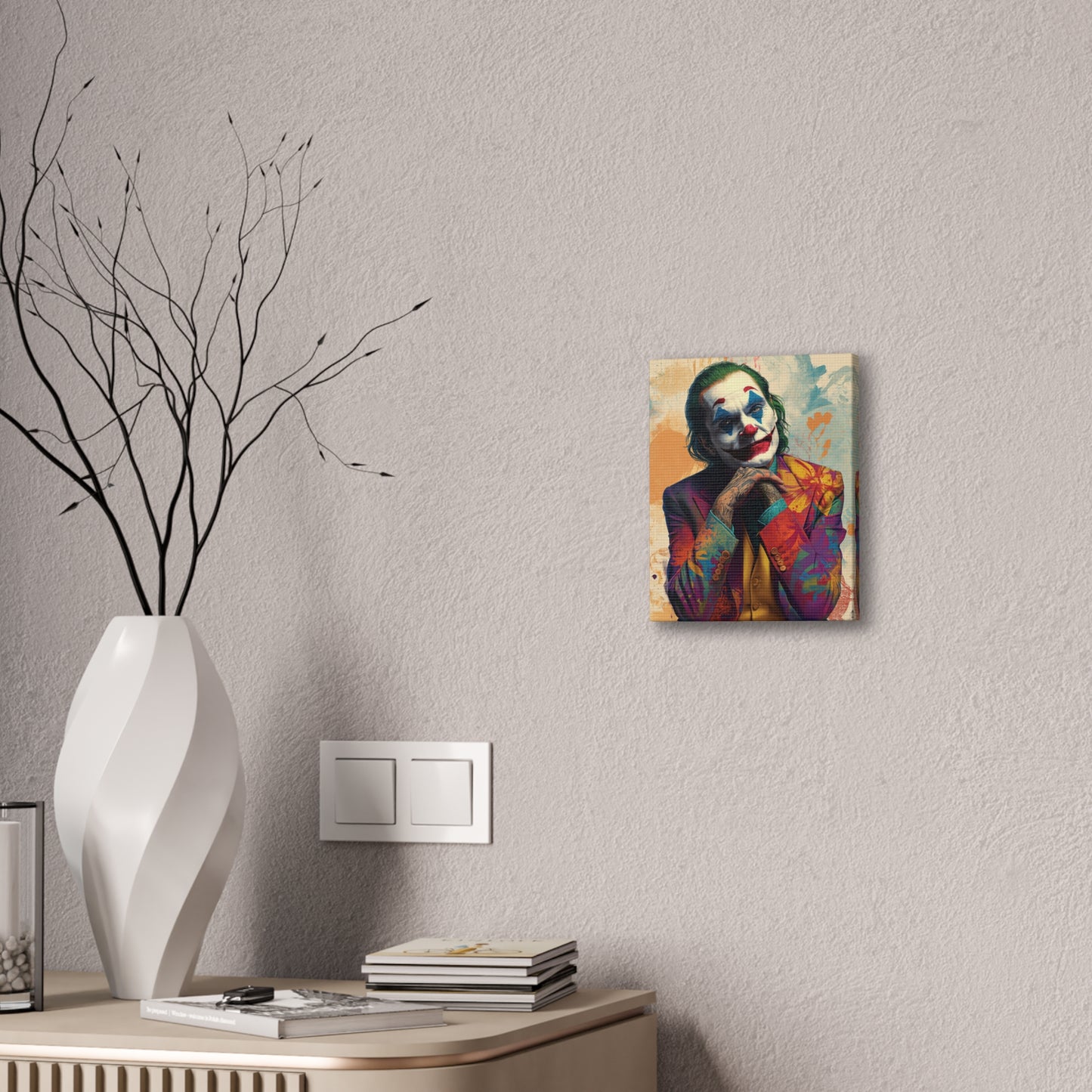 Joker 4 Canvas Stretched, 0.75"