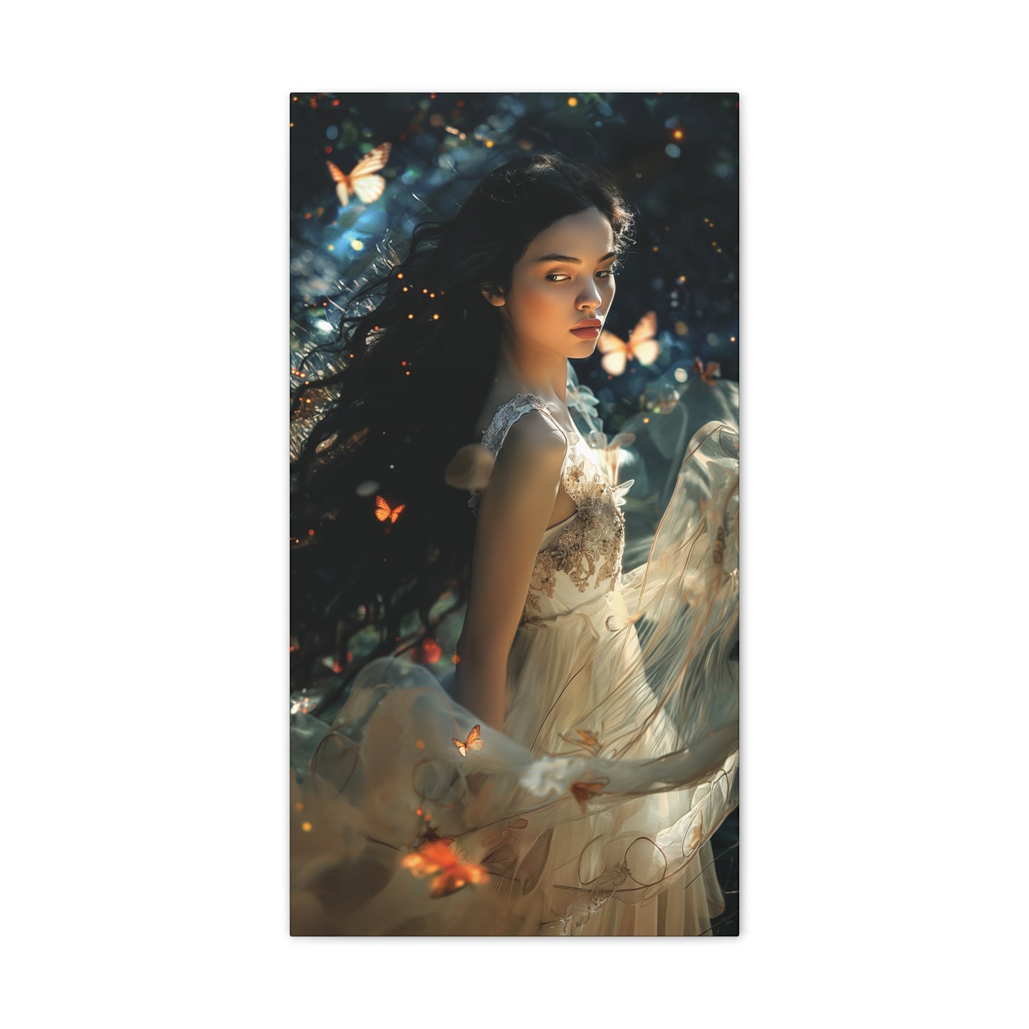 Butterfly Goddess 2 Canvas Stretched, 0.75"