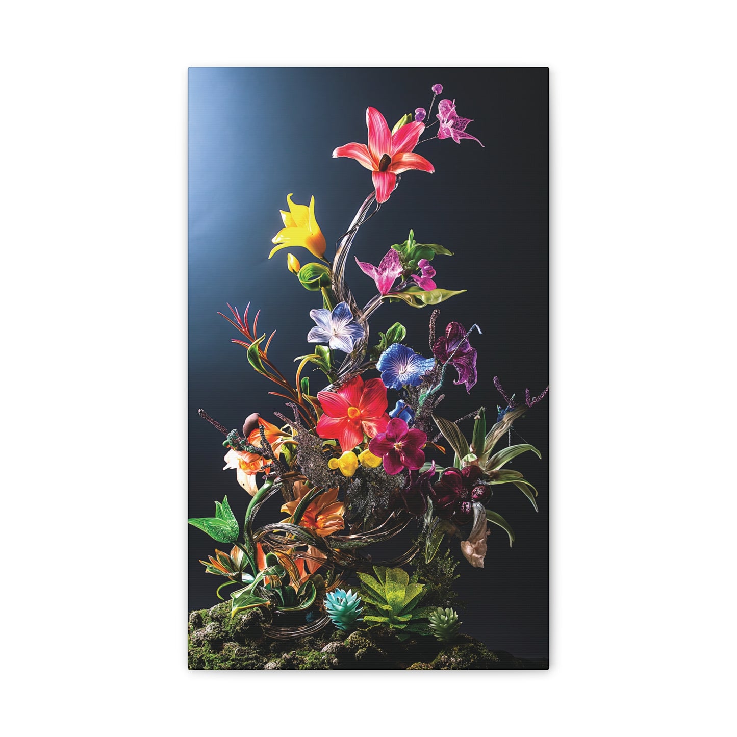Flowers 1 Canvas Stretched, 0.75"